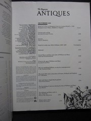 The Magazine Antiques December 1988 Magazine