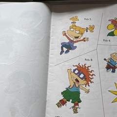 Nickelodeon RUGRATS Sticker and Coloring Book 16 PAGES/STICKERS 1997 Vintage