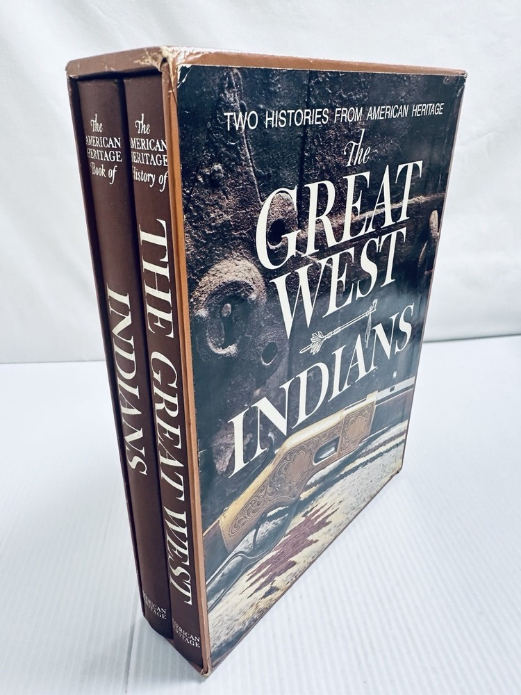 The Great West and Indians Two Volume Illustrated Set American Frontier History