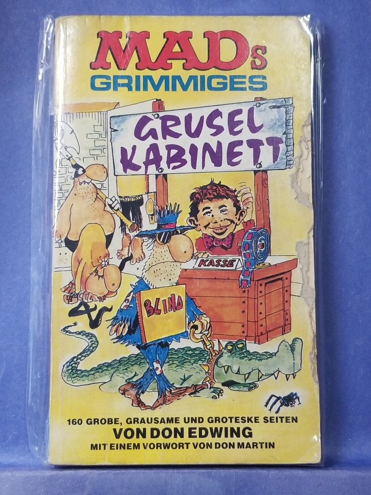 GERMAN MAD Magazine Paperback Book: #32 Deutsches Taschenbuch 1981 1st FRGD