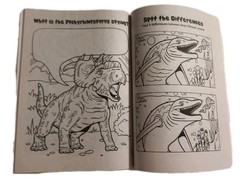 DINO RRAWRR! Dinosaurs Coloring/Activity Book with Tear/Share Pages 🆕🆓 ship!