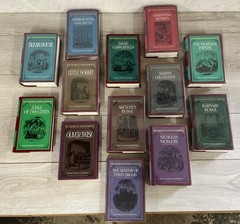 Oxford Illustrated Dickens Lot 13 HC Slipcase Style Like New Classics