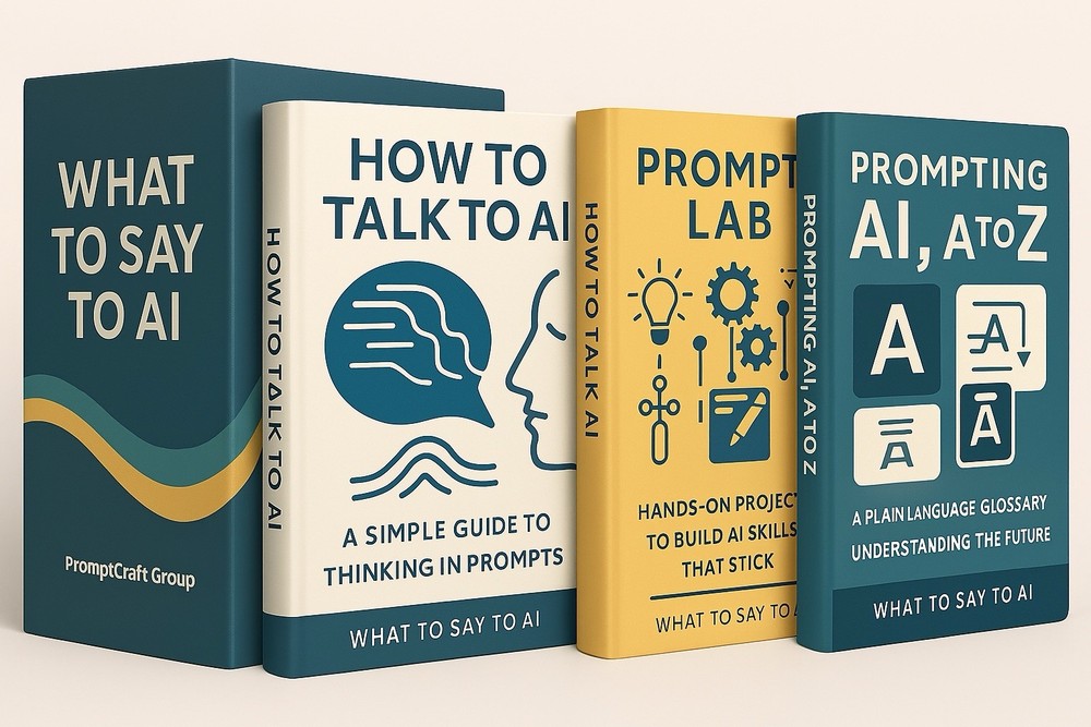 What To Say To AI, A 3 E-Book Series