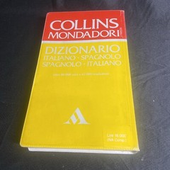 Collins Mondadori Italian Dictionary Paperback Water Resistant Cover Travel