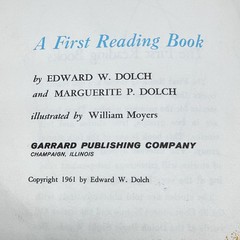LOT OF 6 Dolch First Reading Books Garrard Publishing Company