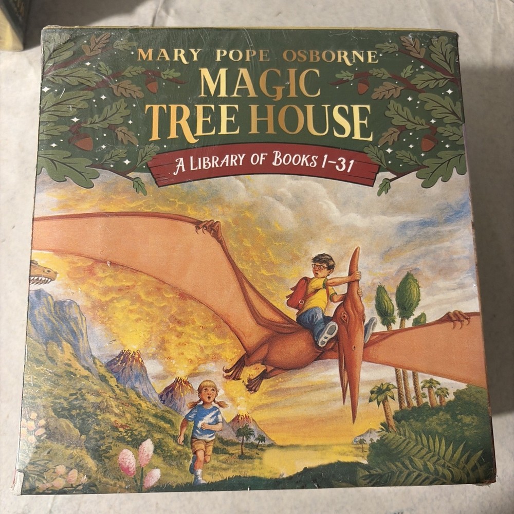 Magic Tree House Book Library, 1-31 Box Set by Mary Pope Osborne ~ NEW, Sealed