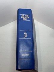 The New Jerusalem Bible Vintage Blue Hardcover Bible 1990 GUC FREE/SHIP!