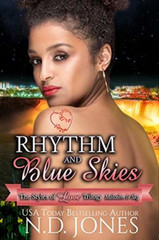 Rhythm and Blue Skies by N.D. Jones 2019 Romance 2 Stories SIGNED Paperback