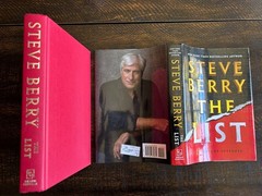 The List by Steve Berry Hardcover Thriller Novel First Edition Very Good