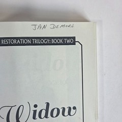 Denise Weimer Restoration Trilogy White Widow Witch 1 SIGNED Author Paranormal