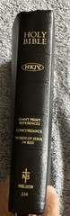 1992 NKJV „Holy Bible: Personal Size Giant Print” Nelson 334 (Bonded Leather)