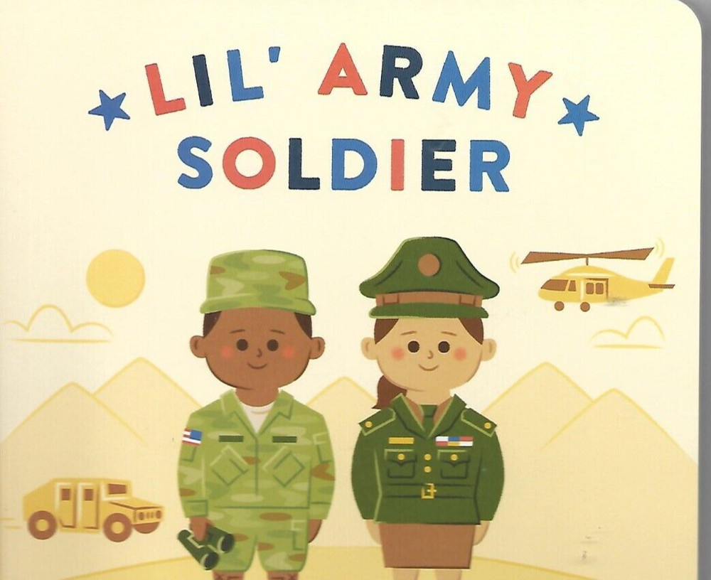 Lil’ Army Soldier by RP Kids Children’s Board Books military illustrated