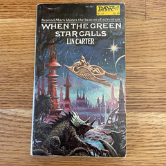 Complete Green Star Series by Lin Carter. Books #1-5. Vintage DAW yellow spines.