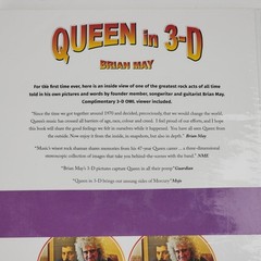 Queen in 3-D: Bohemian Rhapsody Edition by Brian May Band History Photo Book New