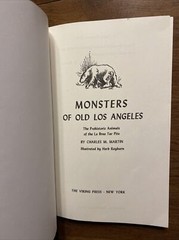 Monsters of Old Los Angeles – The Prehistoric Animals of the La Brea Tar Pits