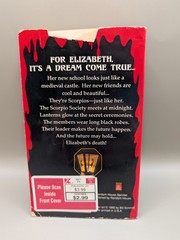 Zodiac Chillers Book #2 The Scorpio Society Carol Ellis YA Horror Book 1st Ed.