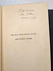 The Man from Snowy River and Other Verses by Banjo Paterson 1911, Rare edition