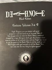 Deathnote *BLACK EDITION* 2- in -1 manga series books 1,2,3,4,7,8