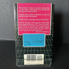 Palimpsests by Carter Scholz & Glenn Harcourt 1984 Ace SF Special 1st Printing