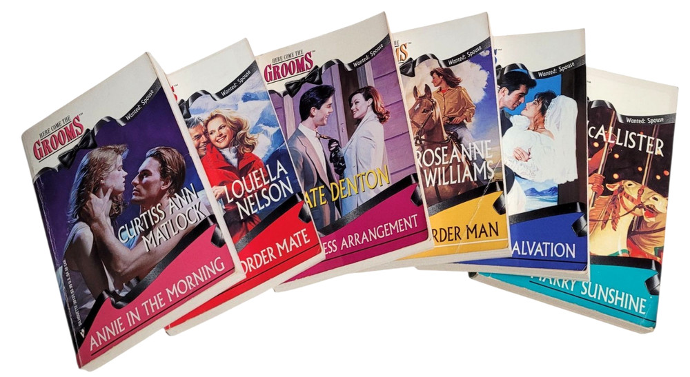 Harlequin/Silhouette Here Come the Grooms Romance Novels – 6 Wanted Spouse