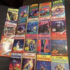 Goosebumps Lot of 23 Books by R.L. Stine Vintage Horror Series Mixed Titles