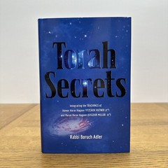 Torah Secrets By Rabbi Boruch Adler Studies In Hashkafa Machshava And Sod 2016