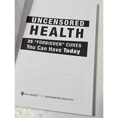 Health Uncensored Health Alliance for Advanced Book 25 Forbidden Cures