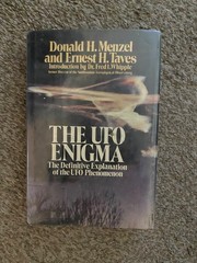 UFO Enigma-the Definitive Explanation of the UFO Phenomenon by Donald H. Menzel