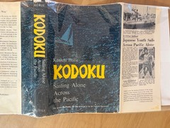 SIGNED Kenichi Horie Kodoku Sailing Alone Across the Pacific 1964 1st edition
