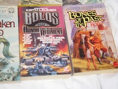 12 Sci-Fi Books Lustbader-Rucker-Lanier-Rosenberg-Roberson-Le Guin-Lyon-Laumer