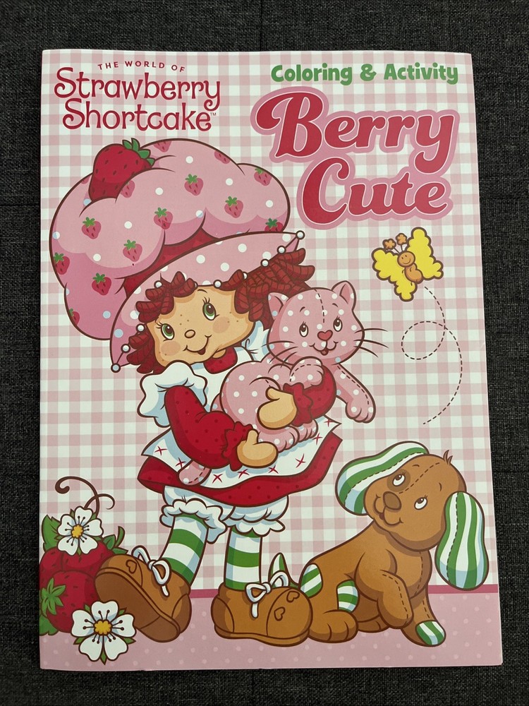 🍓THE WORLD of STRAWBERRY SHORTCAKE BERRY CUTE Coloring & Activity Book🍓