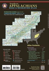 Southern Appalachians Road & Recreation Atlas, by Benchmark Maps, 2020, 1st ed