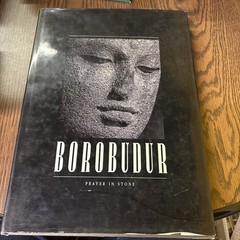 BOROBUDUR PRAYER IN STONE By Professor & Dumarcay Soekmono – Hardcover EXCELLENT