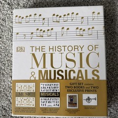 DK History of Music & Musicals 2 Books & 2 Prints Gift Set