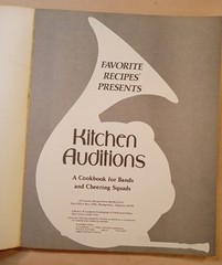 Kitchen Auditions. Cookbook. Band And Cheering. Not Dated. 101 Pages.