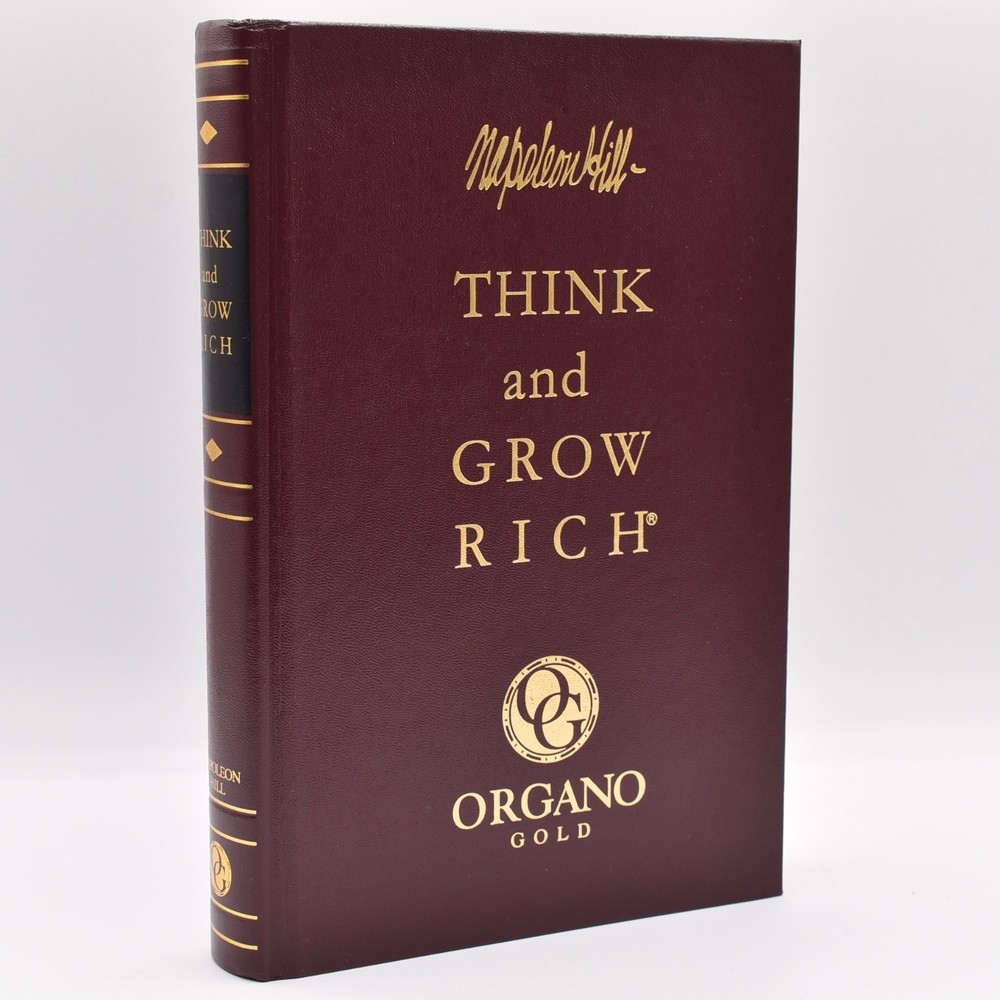 Think and Grow Rich by Napoleon Hill, Organo Gold 2010 HC w/Gilt Page Edges