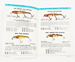 Extremely Rare 1942 Creek Chub Lures Wartime Expo Booklet EX Condition