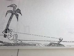No Island Is A Man, 1965 Paperback, George R. Bucher, Artist Sculpture Cartoons