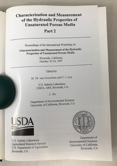 Characterization and Measurement of the Hydraulic.., 2 vol. , 1999, E-101
