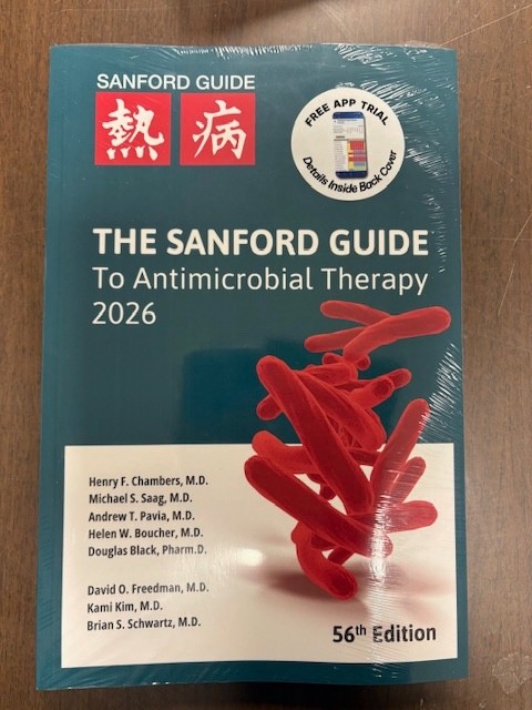 The Sanford Guide to Antimicrobial Therapy 2026 Library Edition BRAND NEW SEALED