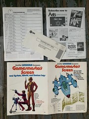 Universe SPI Games Masters Screen Game Book Logs 1981 Dragon Quest