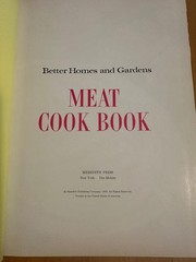 Vintage 1965, Better Homes & Gardens, Meat Cook Book, Hardback, MCM Recipes