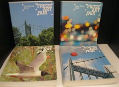 FRIEZE ART FAIR NEW YORK 2012, 2013, 2014, AND 2015 CONTEMPORARY ART LOT OF 4