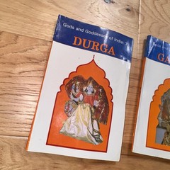 3 Vintage 1996 “Gods & Goddesses of India” Booklets Durga • Ganesh • Hanuma