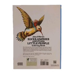 Vtg 1980 Elves, Gnomes and Other Little People Dover Coloring Book John O’Brien
