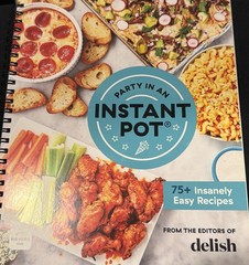 1 Lot of 2 “Party in an Instant Pot” & “Step By Step by Instant Pot” Cookbooks