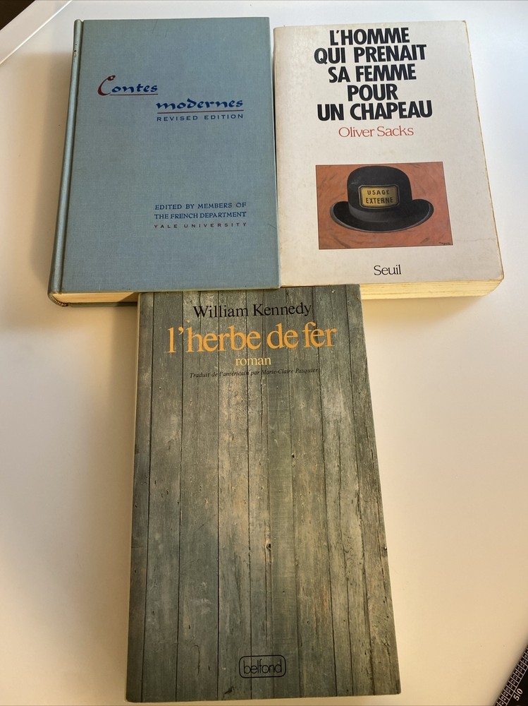 French Book Lot Miscellaneous Genres h29d