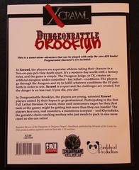 D&D 3.5 2007 D20 XCRAWL DUNGEONBATTLE BROOKLYN Modern RPG Module GMGP1008 SC NEW