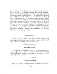 1919 The Rabbit Cook Book Vintage Recipes (61 page)