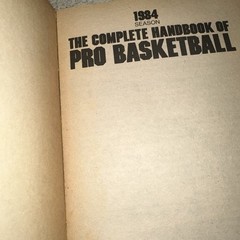 The Complete Handbook of Pro Basketball 1984 Edition by Hollander, Zander